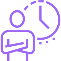 Customer waiting icon